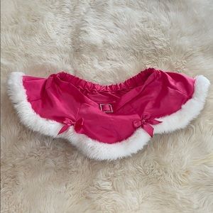 Sz XS Victoria’s Secret Hot Pink Santa Skirt